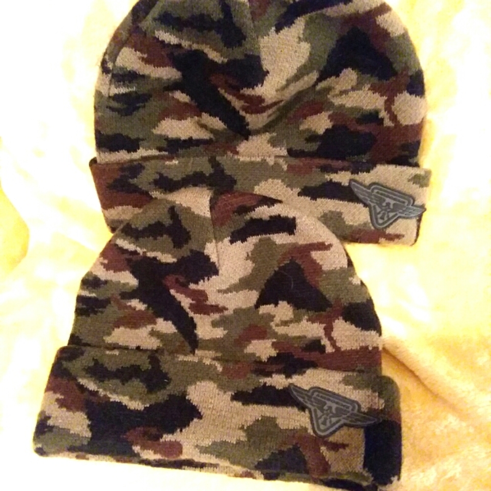 3 for$20 SALE!! 2 Airborne Beanie Hats - Picture 1 of 2